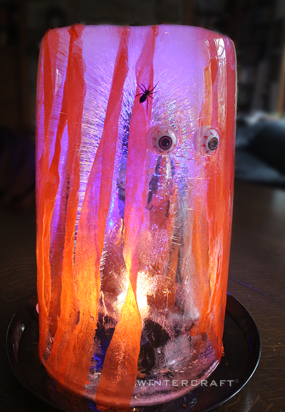 Wintercraft Halloween Bucket Ice Lantern from Ice Luminary Magic Book