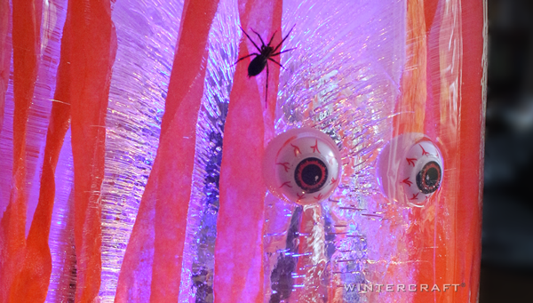 Wintercraft Ice Luminary Magic Book Update with Spiders