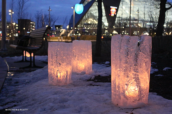 Wintercraft Ice Wrangler The Commons Three Candlelit Finnish Columns