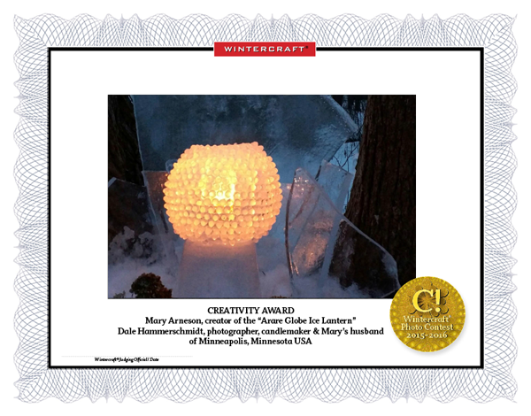 Wintercraft Photo Contest 2016 Creativity Award