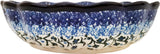 Boleslawiec Polish Pottery Ceramika Artystyczna 1881 8.5" Scalloped Serving Bowl