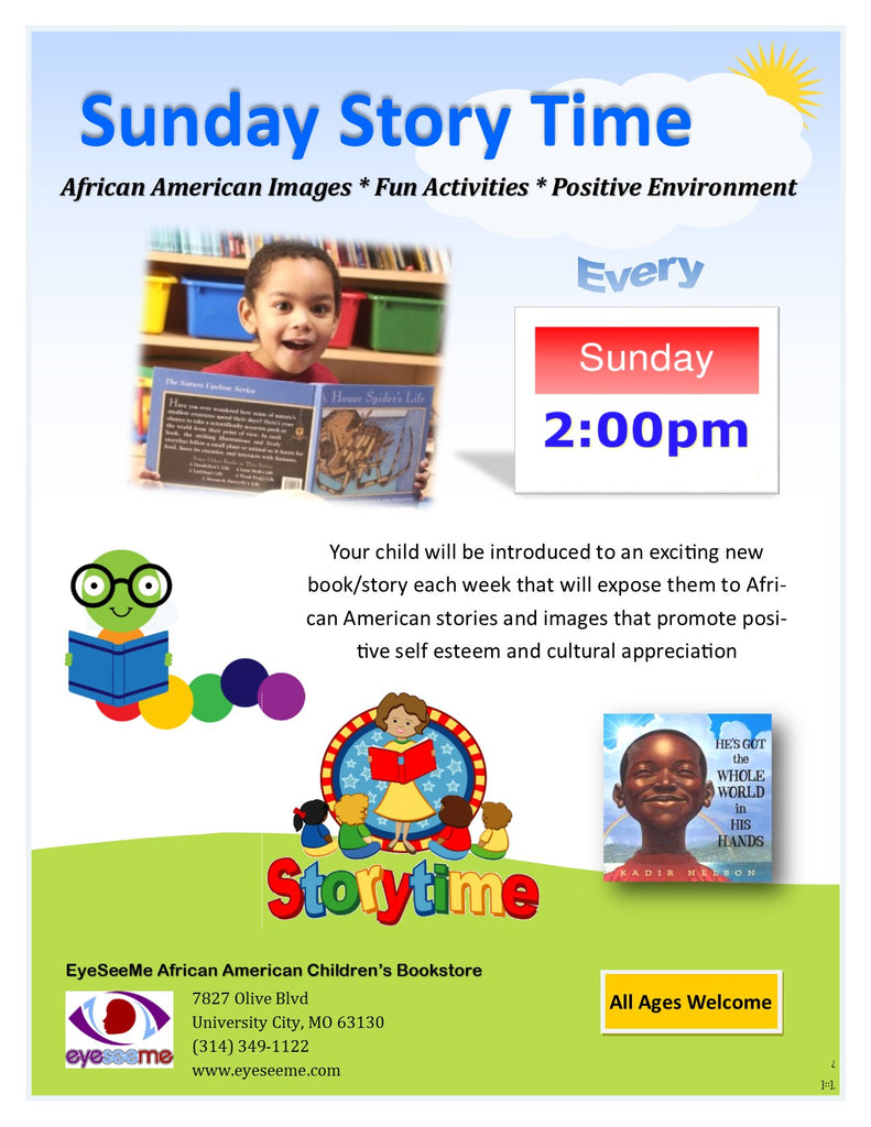 Sunday Story Time - Every Sunday at 2pm