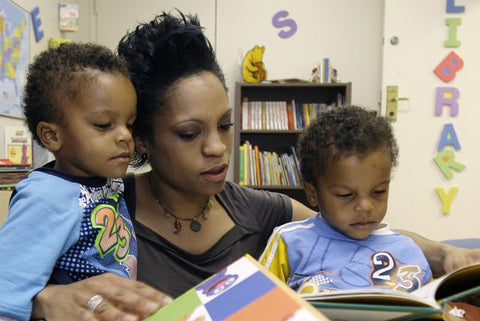 Black Children Reading