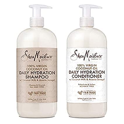 Shea Moisture Shampoo and Conditioner Coconut Oil Hydration, – Retail