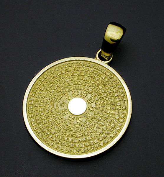 gold pendant round shape