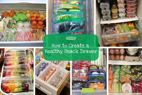 How to create a healthy snack drawer for kids