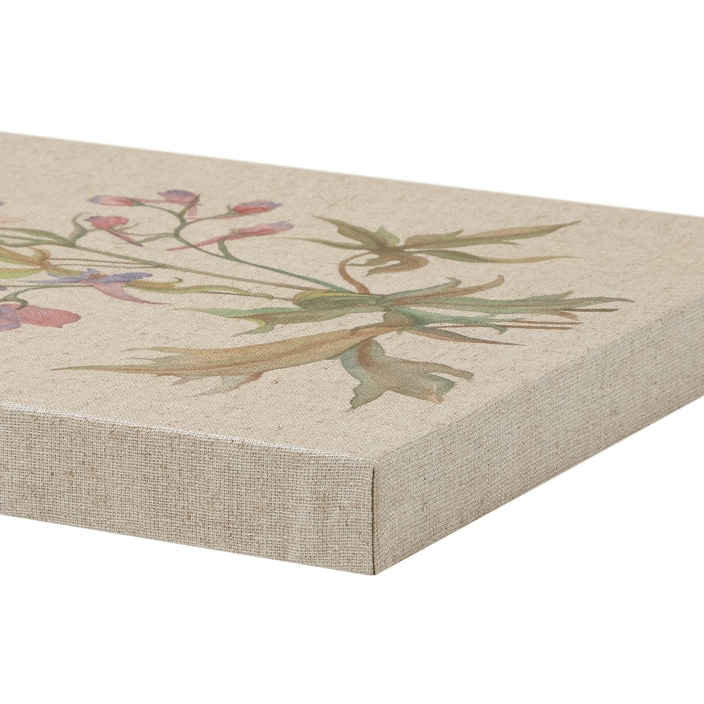 Linen Botanicals Printed Linen Canvas Set of 3