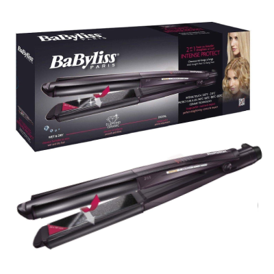 Babyliss Hair Straightener 230 Wet & Dry Straight 28 X 100 Mm, Black