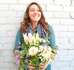 Wildflora Los Angeles florist Ventura Blvd Studio City California florist flower delivery bouquet floral arrangement wedding event special occasion shop store garden gifts house plant pot chloe bradburn assistant designer