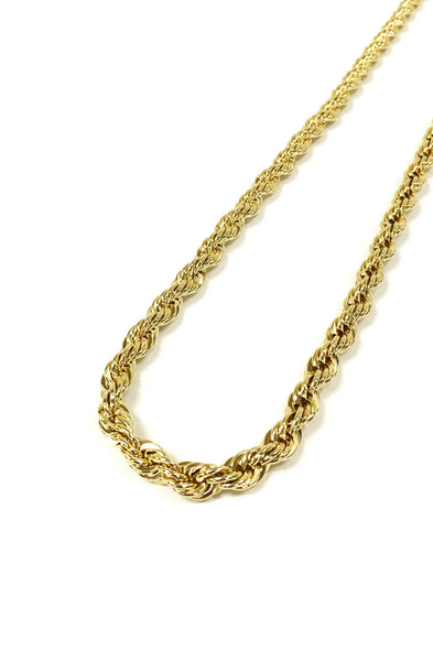 14k Gold Plated Thick Rope Chain 