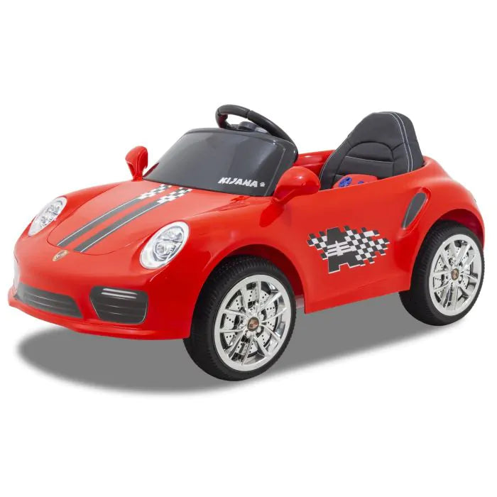 Republiek buffet Bank Kijana Porsche 911-stijl Accu Kinder Auto - rood | Kidswanttoys.be