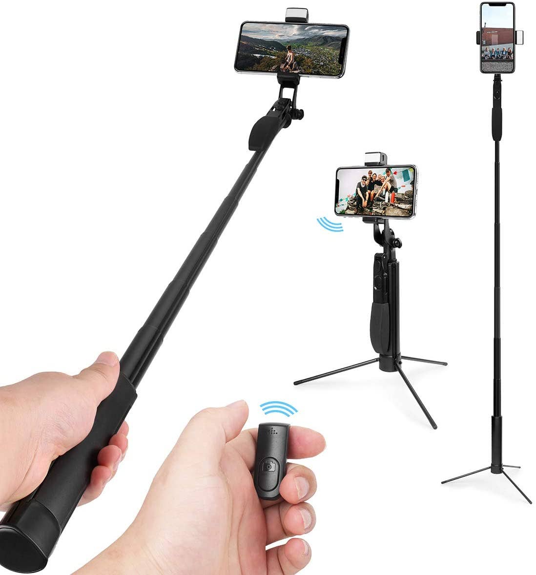 Slaapkamer sturen Chemicus AICase A21 Telescoping Selfie Stick Bluetooth Lightweight All in One E –  Islamorada Mercantile