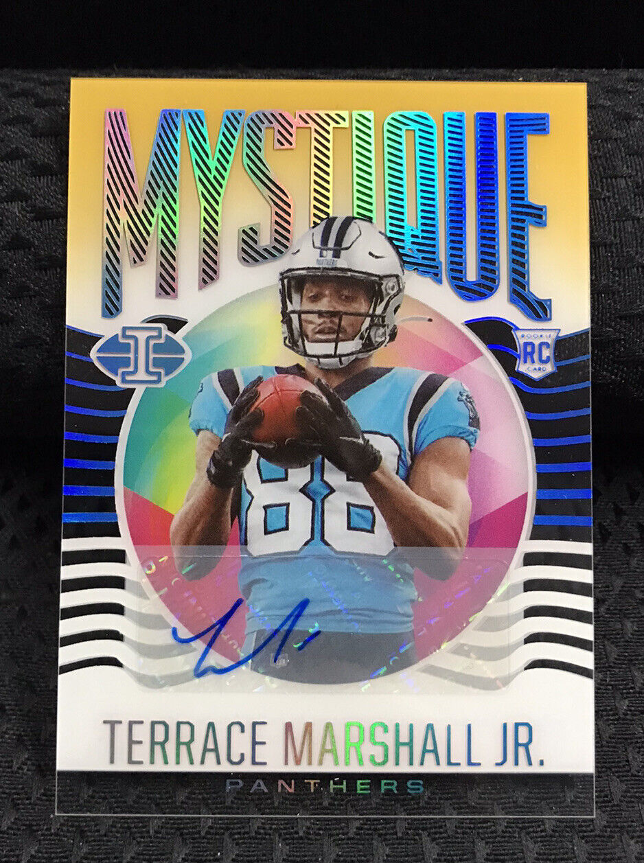 2021 Terrace Marshall Jr. Panini Select HOLO SILVER ROOKIE JUMBO JERSEY  AUTO 31/99 AUTOGRAPH RELIC RC #JRS-TMA Carolina Panthers