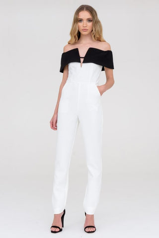 Trinity Bardot Jumpsuit The 8th Sign Coco Boutique