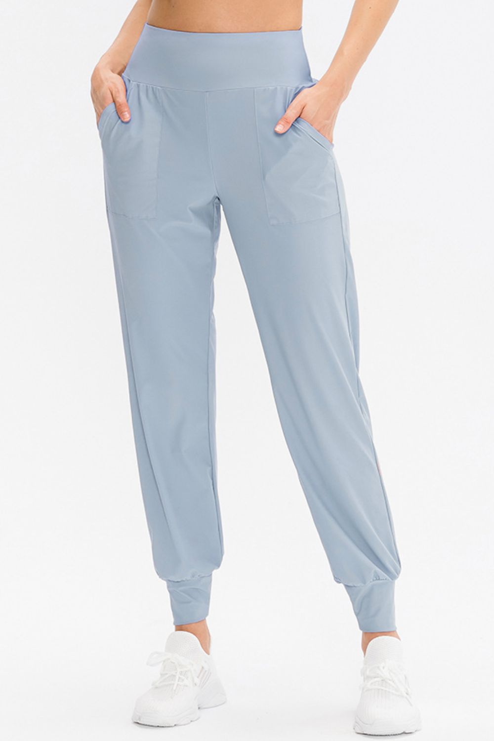 High Waist Joggers with Pockets