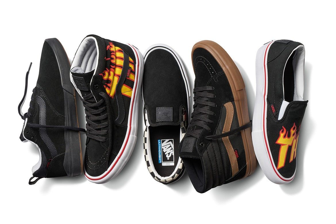 collection vans x thrasher