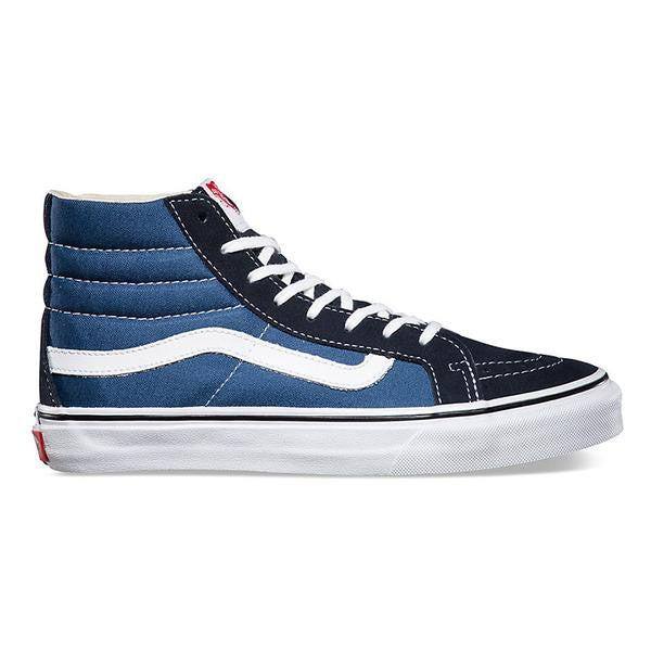 vans sk8 hi navy suede