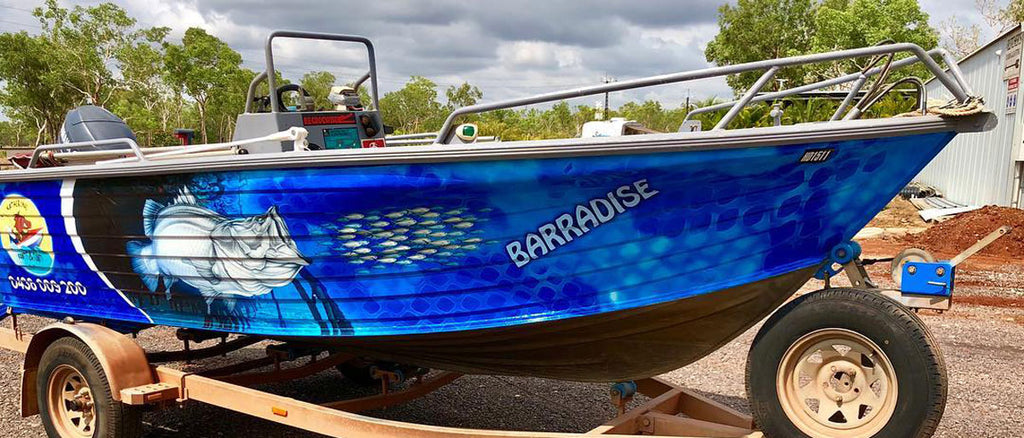 Katherine Boats and Floats Barramundi Boat Wrap