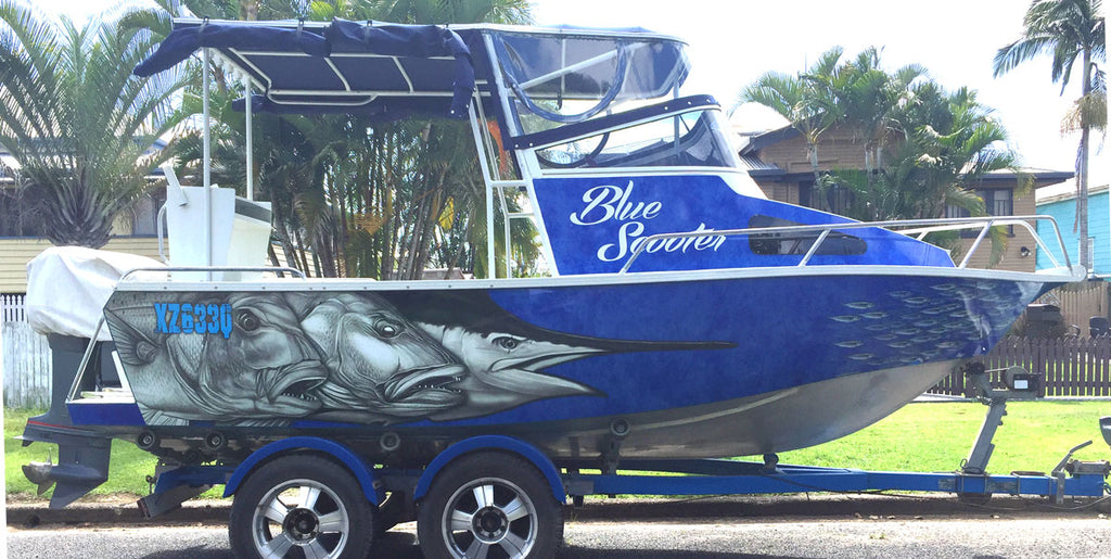 Snapper, Mangrove Jack, Marlin Boat Wrap - Hervey Bay, Queensland