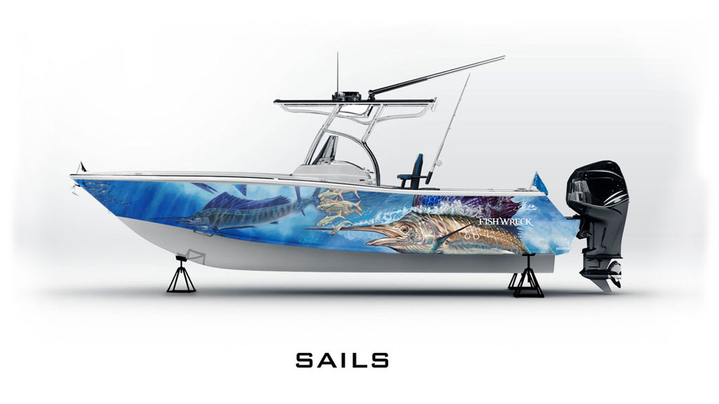 Sailfish Boat Wrap