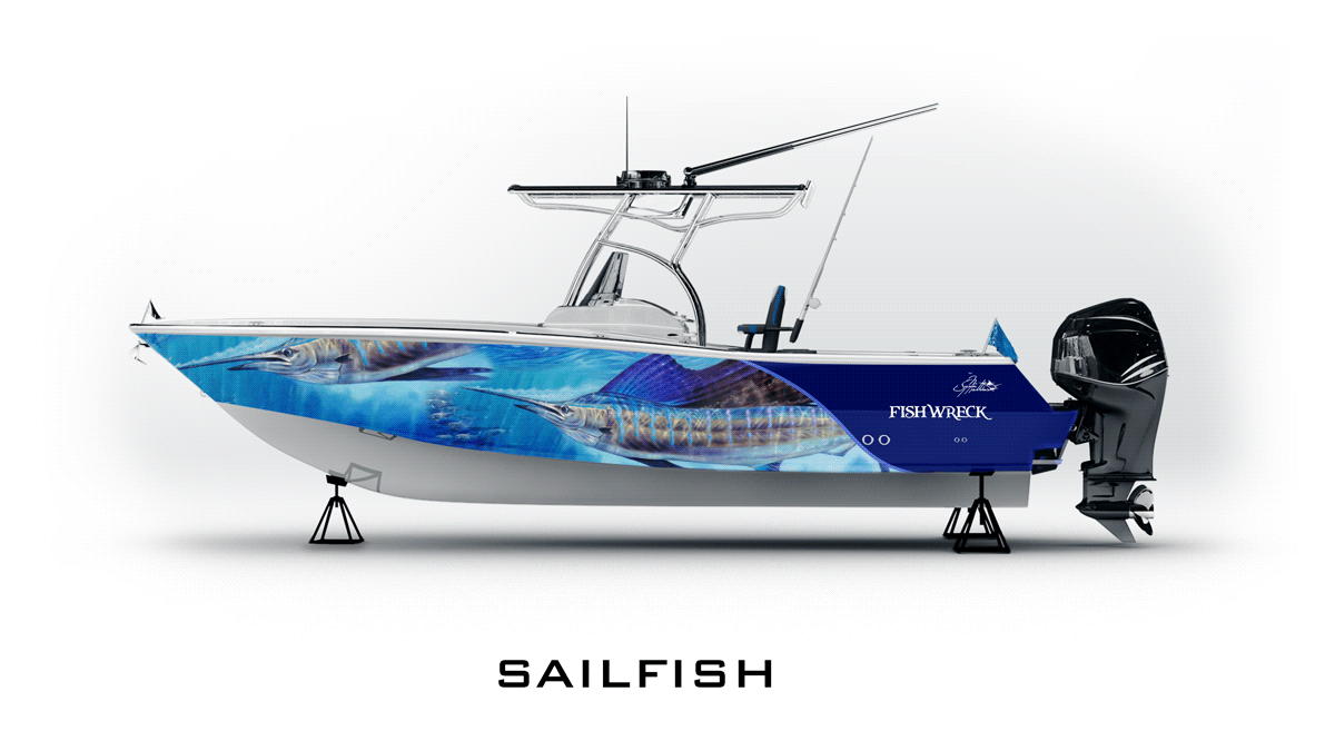 Sailfish Boat Wrap