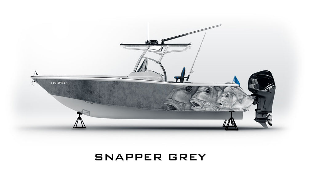 Snapper Boat Wrap Grey