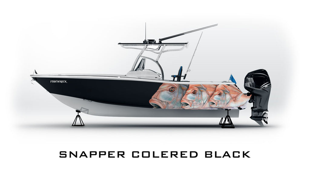 Snapper Boat Wrap Black