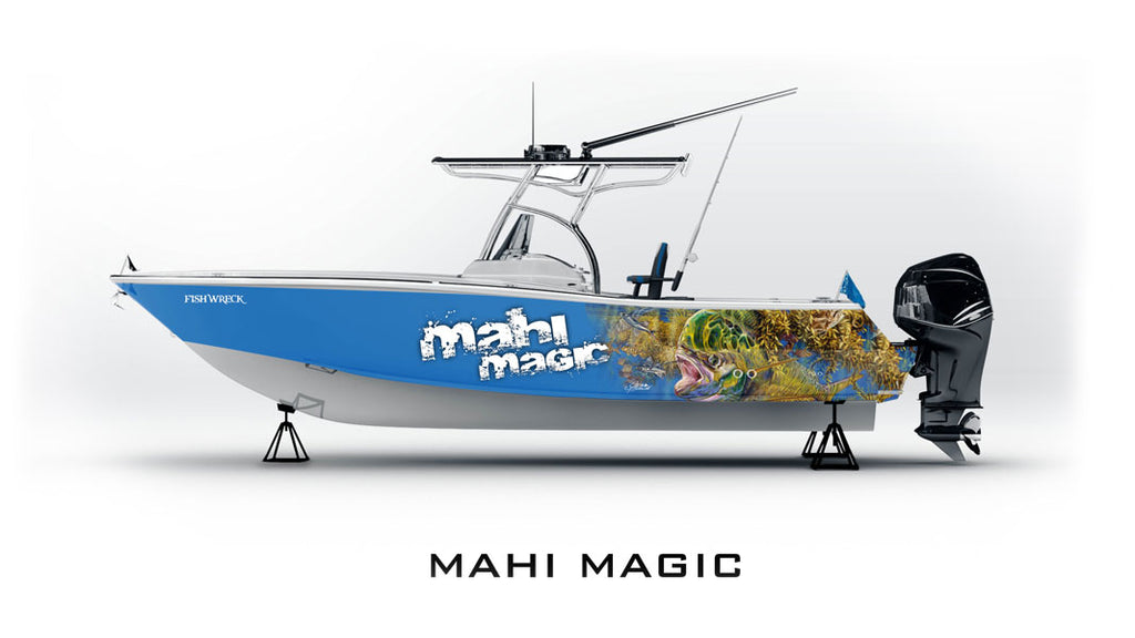 Mahi Mahi Boat Wrap