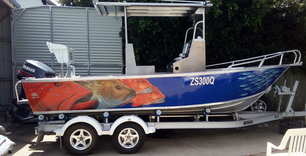 Reef Predator Boat Wrap - Maryborough, Qld