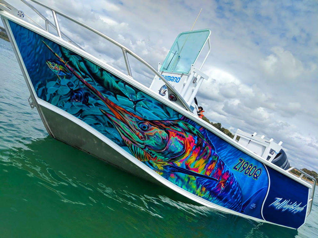 Marlin, Tuna Boat Wrap - Brisbane, Queensland