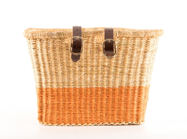 straw basket for bike