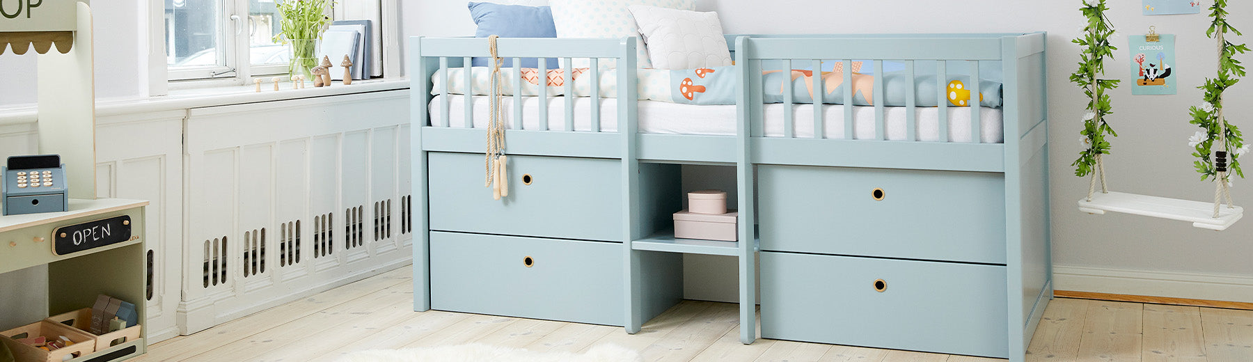 Groenteboer Oven Promoten Kids' Beds with Storage| Beds with Drawers | FLEXA Freja