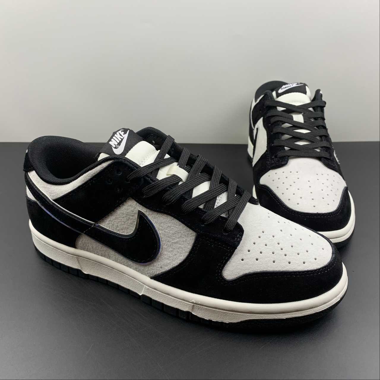 nike dunk low pro black white