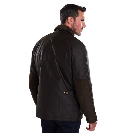 barbour strathyre wax jacket navy