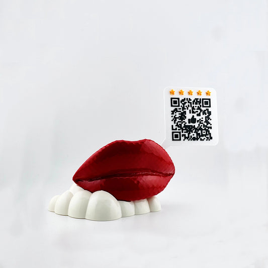 Figurina recenzii Google Salon Beauty, cod QR/NFC