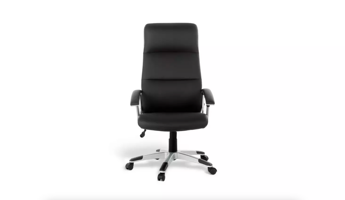 habitat leather office chair