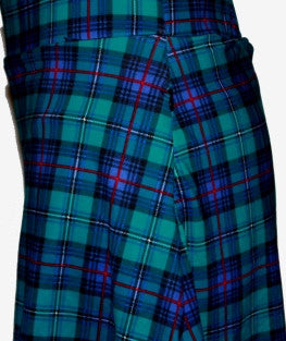 green and blue kilt