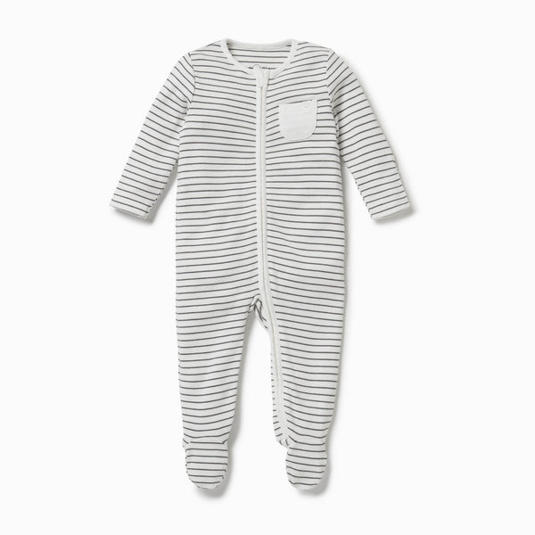 Baby Zip-Up Sleepsuits | Organic Baby 