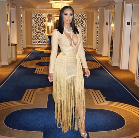 Erica Mena NYE 2017 wearing No. 510