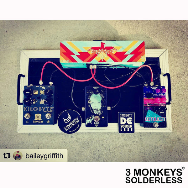 3 Monkeys Solderless Pedalboard