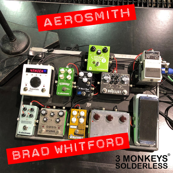 Brad Whitford Pedalboard