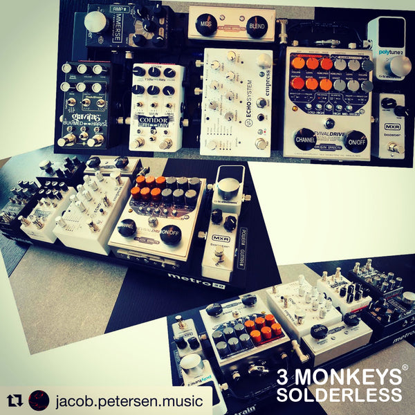 3 Monkeys Pedalboard