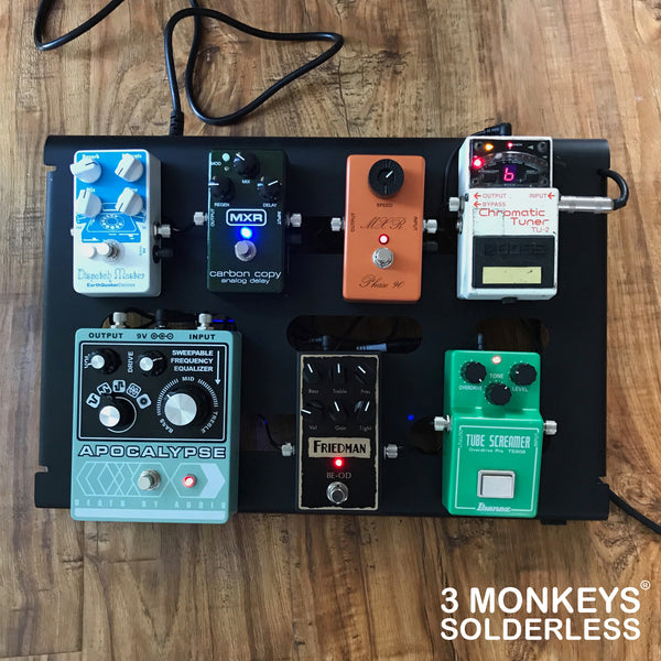 3 Monkeys Solderless Pedalboard