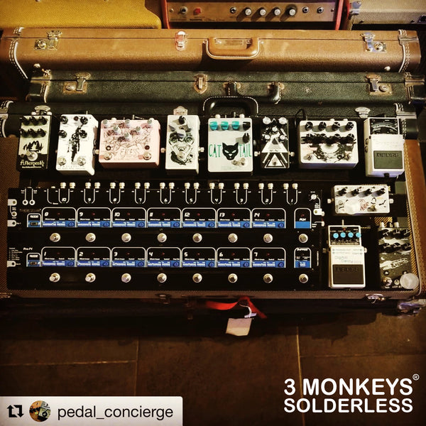 3 Monkeys Pedalboard