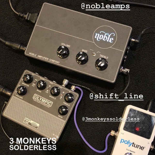 3 Monkeys Solderless Pedalboard