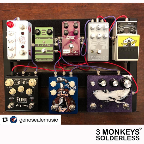 3 Monkeys Solderless Pedalboard