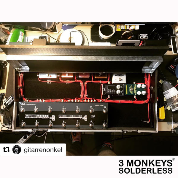 3 Monkeys Solderless Pedalboard