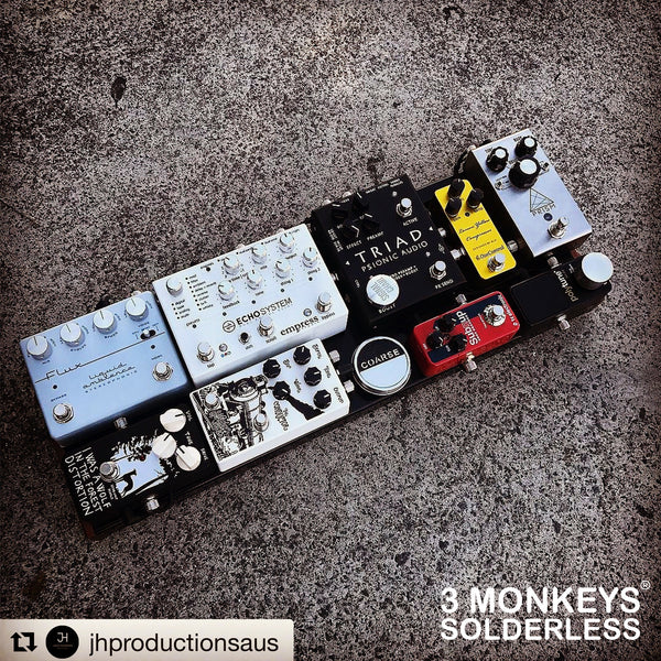 3 Monkeys Solderless Pedalboard