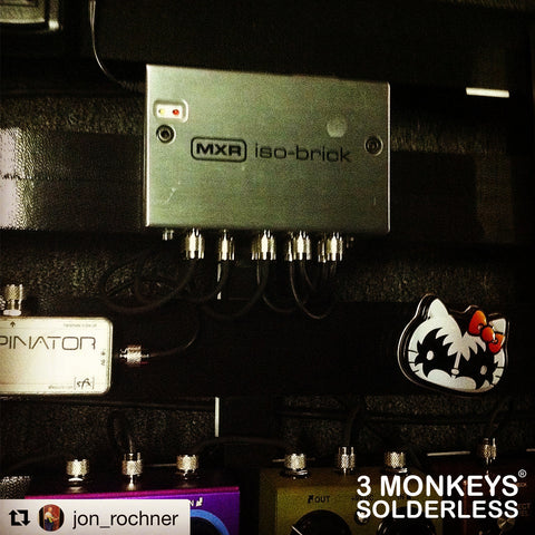 3 Monkeys Solderless Pedalboard