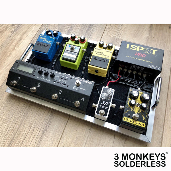 3 Monkeys Solderless Pedalboard